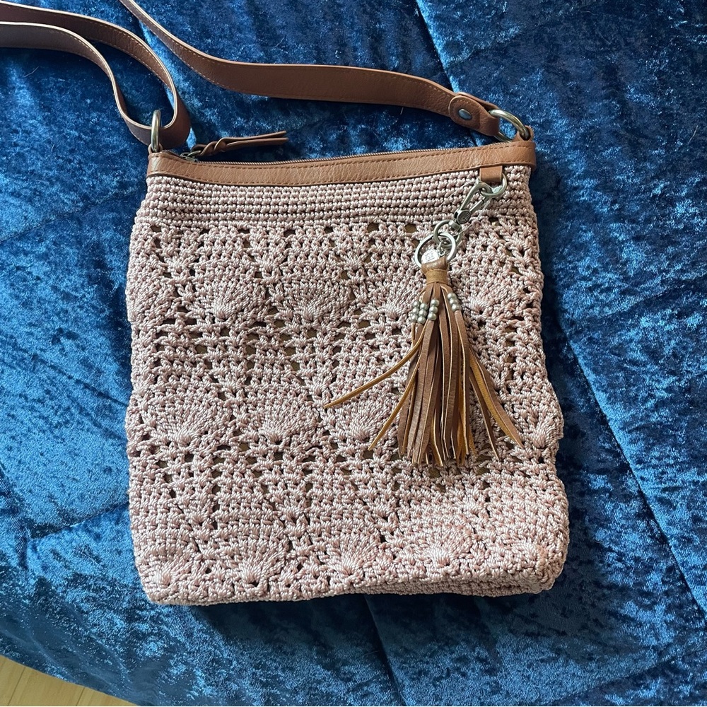 New The Sak light pink and gold purse